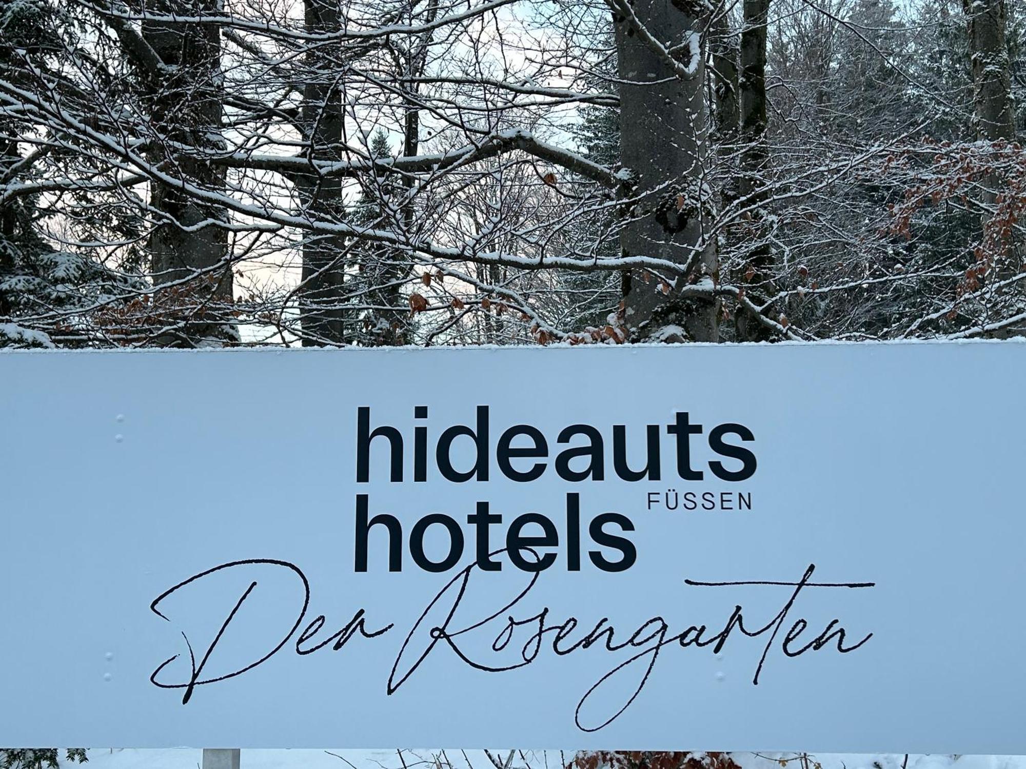 Hideauts Hotels Der Rosengarten Füssen Exteriör bild